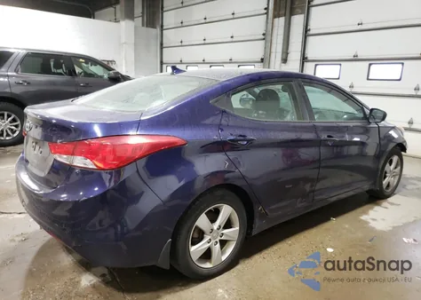 2013 Hyundai Elantra Gls z USA, uszkodzony, nr VIN 5NPDH4AEXDH403312